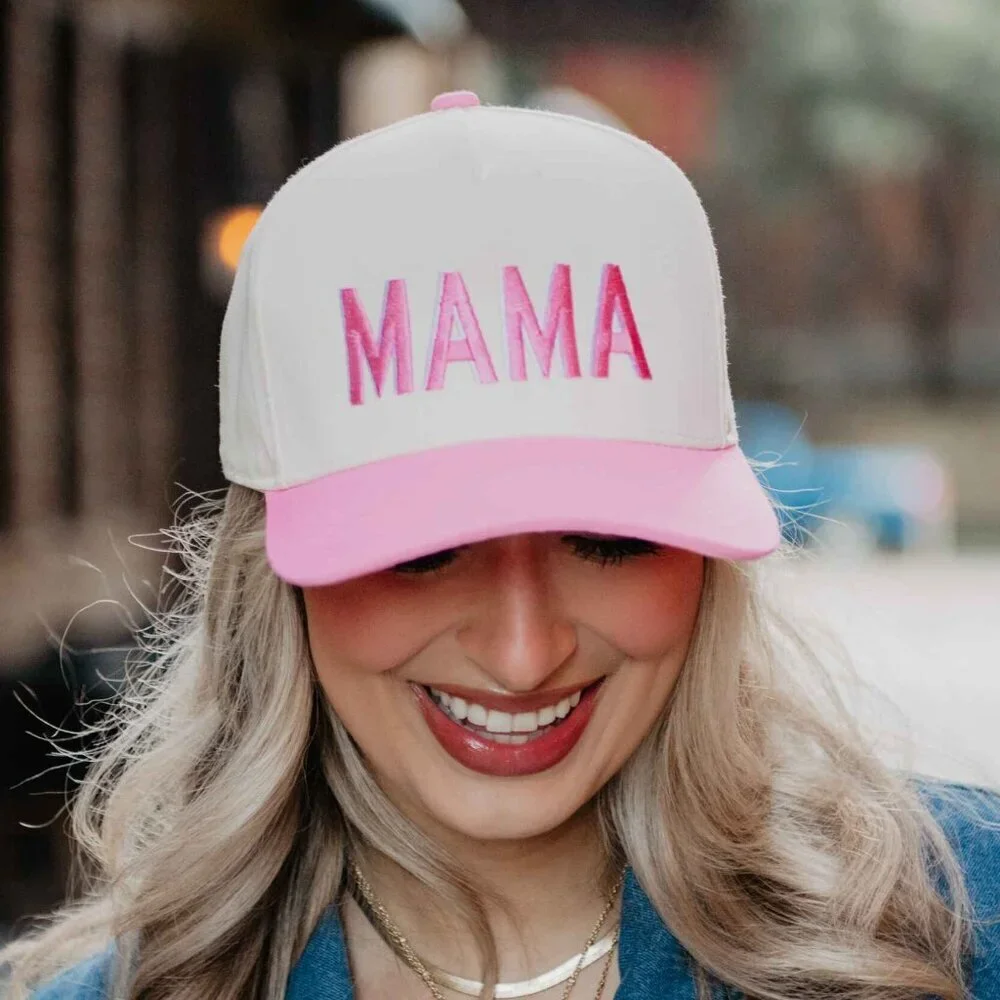 MAMA Mother's Day Two-Toned Vintage Hat